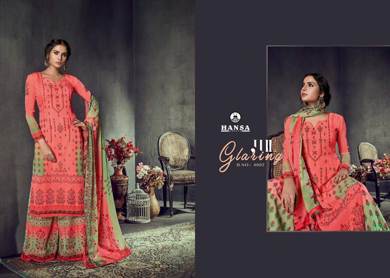 Husna Exclusive Vol-4 Hansa Print Georgette Salwar Kameez Husna Exclusive Vol-4 Hansa Print Georgette Salwar Kameez